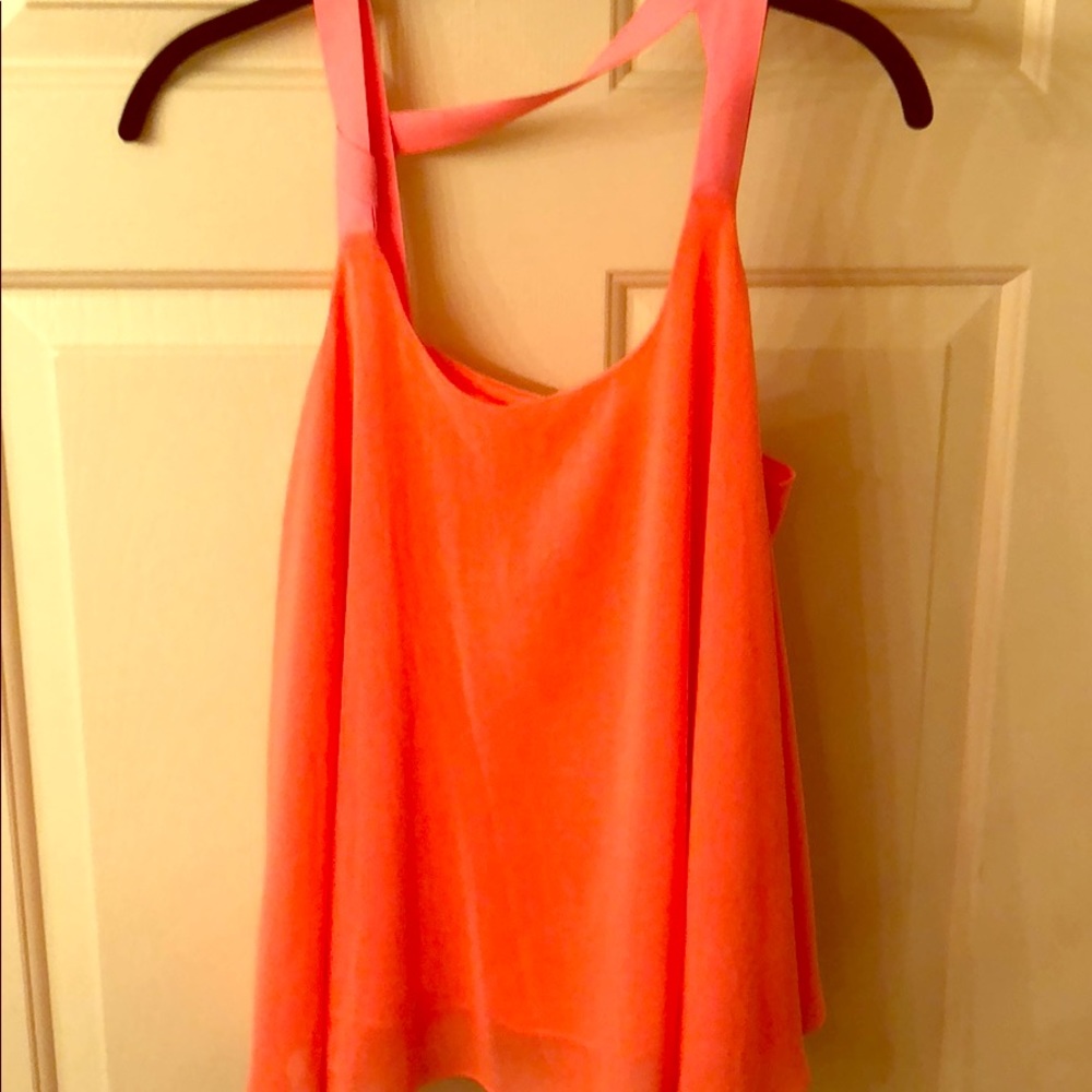 Pink rehab tank top
